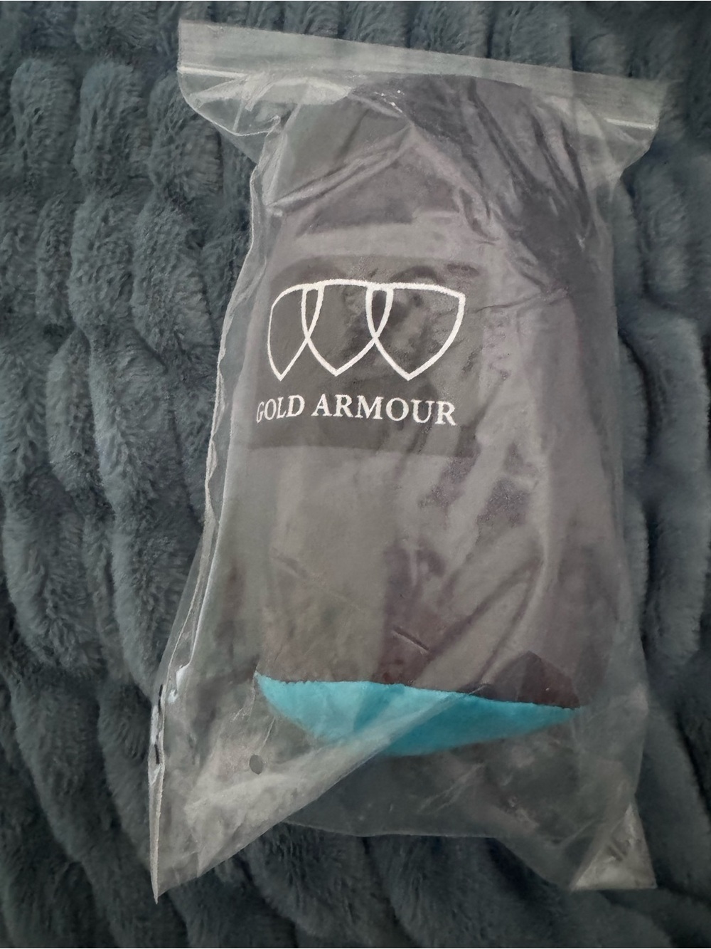 Gold Armour Black and Teal Double Hammock